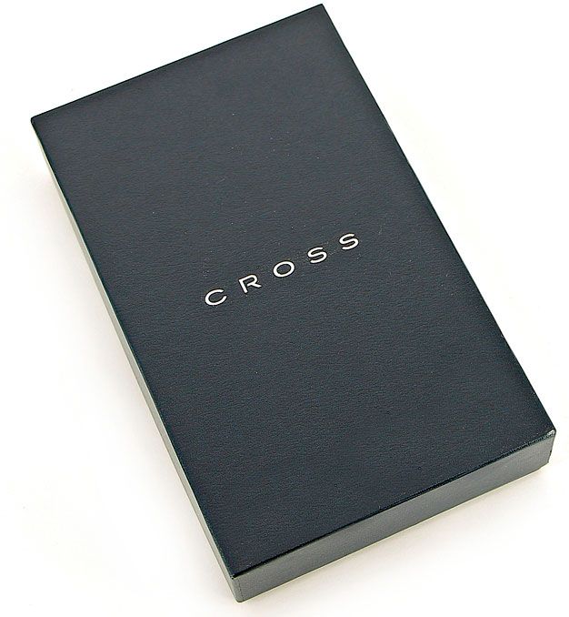 Кошелёк Cross Classic Century, кожа наппа, гладкая, чёрный, 8,5 х 2 х 10,5 см