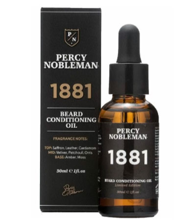 Парфюмированное масло для бороды Percy Nobleman Beard Oil 1881 - 30 мл