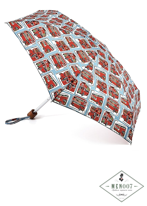 Суперкомпактный дизайнерский зонт «Автобусы», механика, Cath Kidston, Tiny, Fulton L521-2843