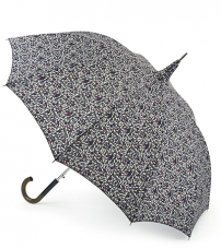 Женский зонт-трость с куполом в виде пагоды «Листья», автомат, Pagoda, Fulton L753-2619