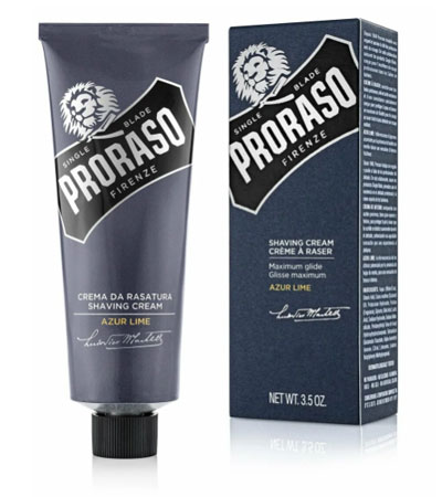 Крем для бритья туба Proraso Shaving Cream Azur Lime -100мл.