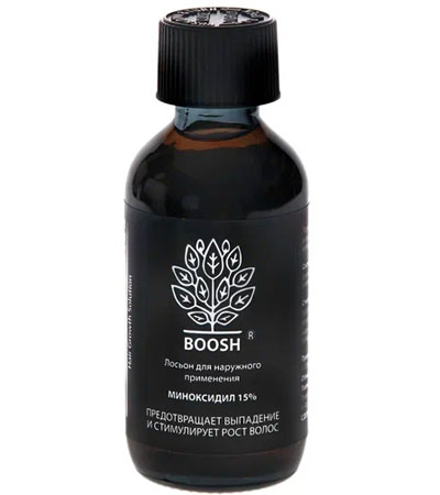 Лосьон для роста волос и бороды BOOSH Minox + 15% -60мл.