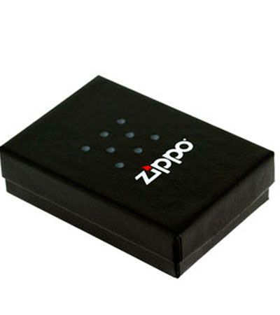 Зажигалка ZIPPO Classic с покрытием Sapphire™, латунь/сталь, синяя с фирменным логотипом, глянцевая, 36x12x56 мм