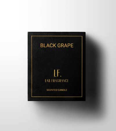 Ароматическая свеча Лаб Фрагранс Black grape (Черный виноград) -180г.