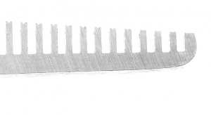 PBS-STU375530 (5.5") 30 зубов - филировочные ножницы, Черная пластиковая ручка, нержавеющая сталь 20J2: Debut