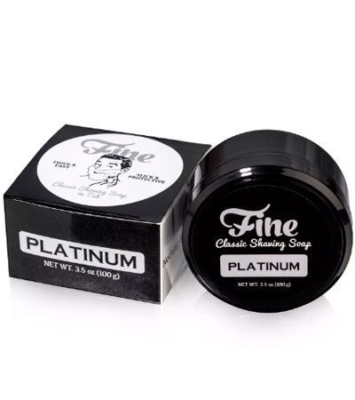Мыло для бритья Fine Classic Shaving Soap Platinum -100гр.