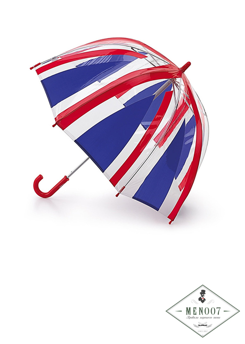 Прозрачный детский зонт «Флаг», Механика, Funbrella, Fulton C605-2283