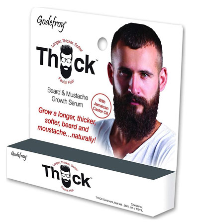 Масло-активатор роста для бороды и усов, Godefroy Thick Beard&Mustache Growth Serum 15 мл