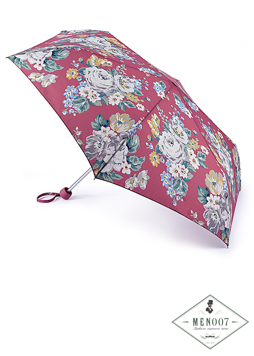 Дизайнерский женский зонт «Розы», механика, Cath Kidston, Minilite, Fulton L768-3232
