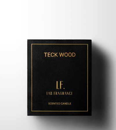 Ароматическая свеча Лаб Фрагранс Teck wood (Тиковое дерево) -180г.