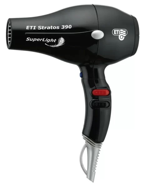 Профессиональный фен ETI Stratos 390 Superlight Черный