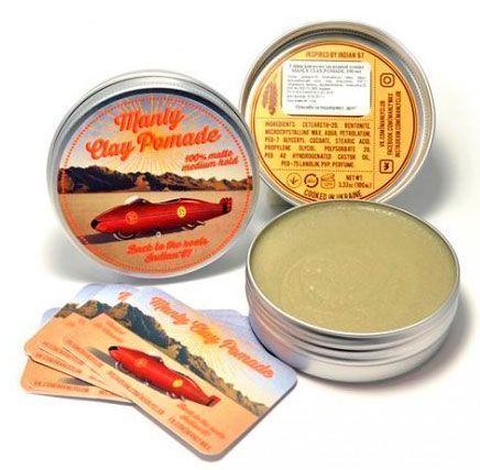 Глина MANLY CLAY POMADE 100мл.