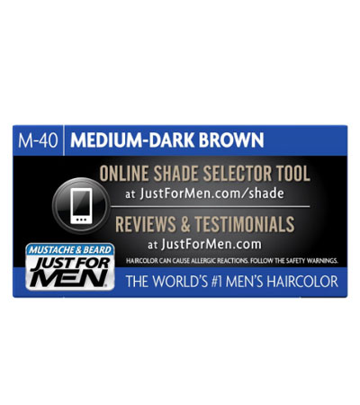 Краска для седых волос Just For Men M-40(Темно-коричневый)