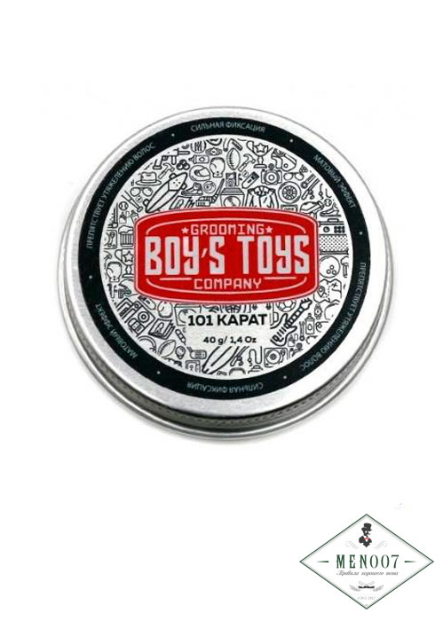 Глина для укладки волос 101 Karat Boy's Toys -40г.