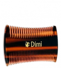 Расческа-гребень для бороды и усов DIMI , комбинированная 70 мм