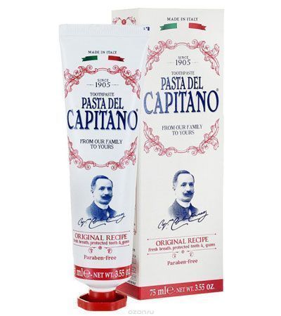 Зубная паста Pasta del Capitano Original Recipe / 1905 Оригинальный рецепт 75 мл