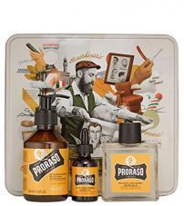 Подарочный набор по уходу за бородой  Proraso Beard Kit Wood & Spice