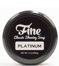 Мыло для бритья Fine Classic Shaving Soap Platinum -100гр.