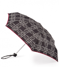 Суперкомпактный зонт «в карман» «Надписи», механика, Lulu Guinness, Tiny, Fulton L717-2404