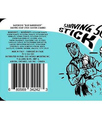 Мыло-стик для бритья RazoRock "What The Puck?" Blue Barbershop Shaving Soap Stick 75гр