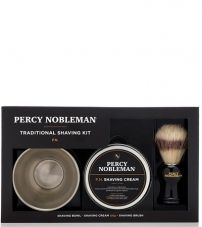 Набор подарочный для традиционного бритья Percy Nobleman (Ворс Кабана)