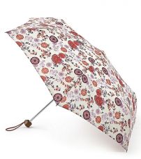 Легкий и тонкий зонт «Цветы», механика, Superslim, Fulton L553-2757
