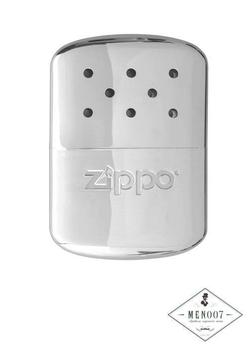 Каталитическая грелка ZIPPO, анодированный алюминий с покрытием High Polish Chrome, серебристая, глянцевая, на 12 ч, 66x13x99 мм, 73,7 г