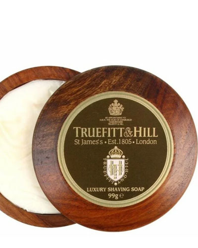 Мыло-люкс для бритья в деревянной чаше Truefitt & Hill Luxury -99гр.