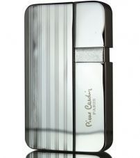Зажигалка Pierre Cardin газовая пьезо, сплав цинка, покрытие хром с гравировкой, 3,8х0,8х6,3 см