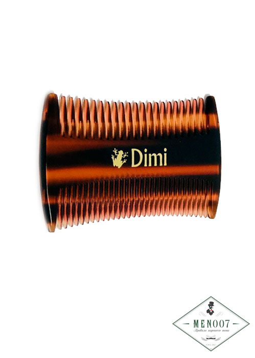 Расческа-гребень для бороды и усов DIMI , комбинированная 70 мм