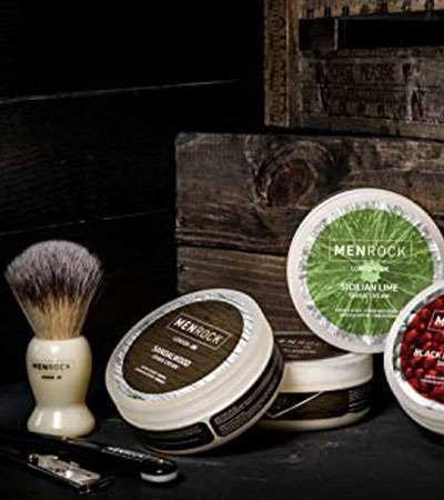 Подарочный набор для бритья Men Rock Men Rock Men Rock The Life Shaver Sicilian Lime Kit (Помазок +крем для бритья)