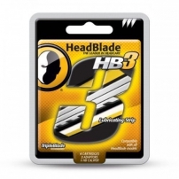 HeadBlade HB3 4 ct Three Blade Replacement Kit - Набор сменных касет для станка с 3 - мя лезвиями.