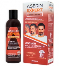 Лосьон восстановитель естественного цвета волос ASEDIN EXPERT Men's Series Прополис -200 мл