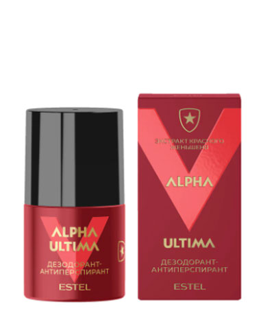 Дезодорант-антиперспирант с экстрактом красного женьшеня Alpha Ultima -50 мл