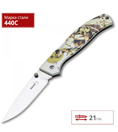 Нож BOKER TITAN DROP FRAZETTA BK01BO652