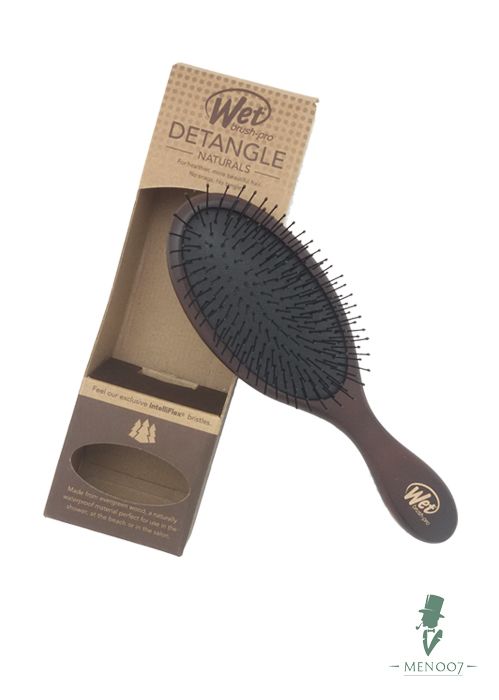 Расчёска деревянная для волос WetBrush DARK WOOD