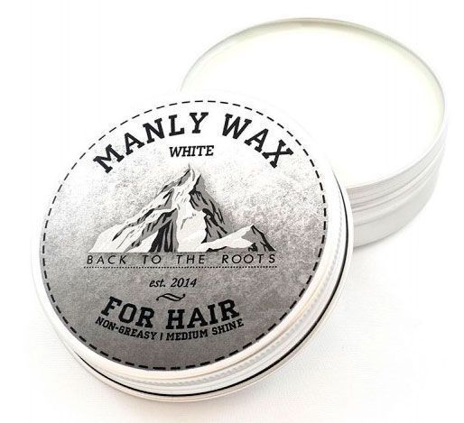 Воск для волос MANLY WAX WHITE 100мл.