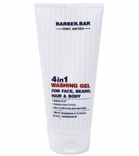 Очищающий гель 4в1 Barber.Bar Men Series 4in1 Washing Gel for Face, Beard, Hair & Body  -200мл.