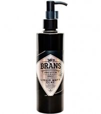 Жидкая матовая глина для укладки волос «Brans» -250 мл