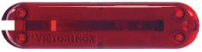Задняя накладка для ножей 58 мм, пластиковая, полупрозрачная красная VICTORINOX C.6200.T4