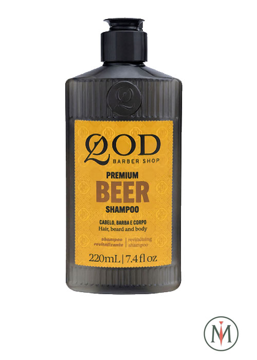 Шампунь для волос QOD Barber Shop 3 In 1 Shampoo Premium Beer -220мл.
