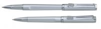 Набор Pierre Cardin PEN&PEN: ручка шариковая + роллер, цвет - серебристый. Упаковка Е.