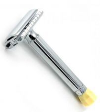 Станок Т- образный для бритья MERKUR-510С хром , с удлиненной ручкой и регулировкой угла наклона лезвия, лезвие в комплекте (1 шт) 510001