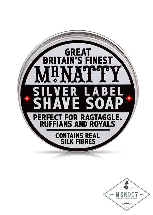Мыло для бритья Mr.Natty Silver Label Shave Soap - 80 гр