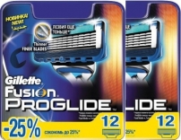 Gillette Fusion ProGlide сменные кассеты (24 шт)
