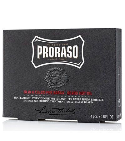 Горячее масло для бороды Proraso 4x17 мл