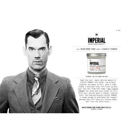 Классическая помада для укладки волос Imperial Barber Classic pomade 177 мл