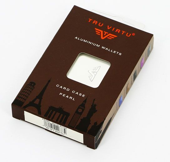 Визитница TRU VIRTU PEARL, лилового цвета, 104x67x17 мм