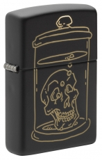 Зажигалка Black Matte Skull Design ZIPPO 49575