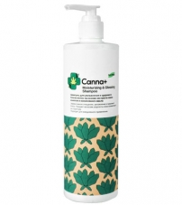 Очищающий и увлажняющий шампунь для волос CANNA+ MOISTURIZING & GLOSSING SHAMPOO -400мл.